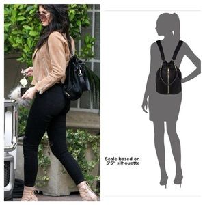 Elizabeth and James leather convertible backpack.